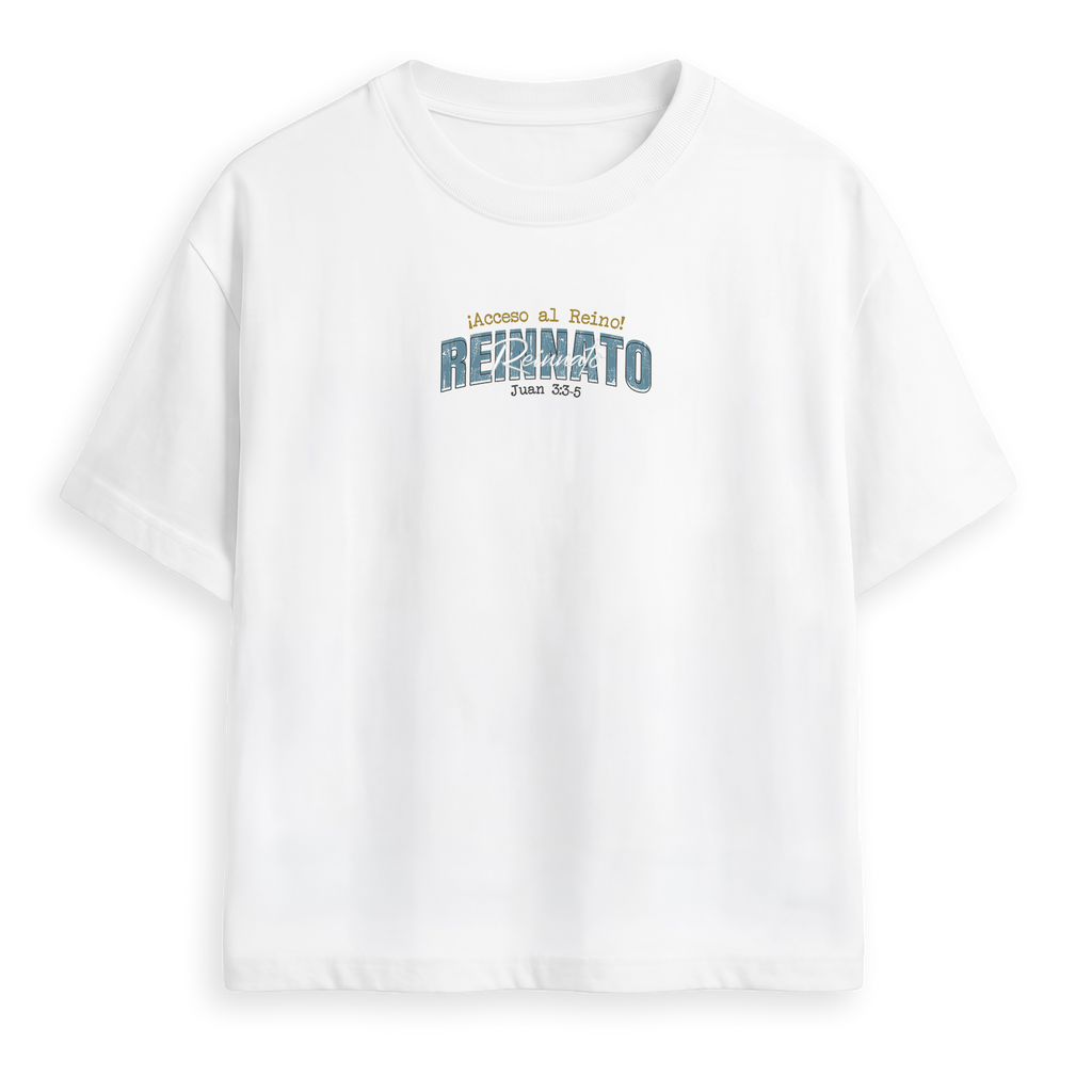 ¡Acceso al Reino! / White / Oversized / Boxy Fit