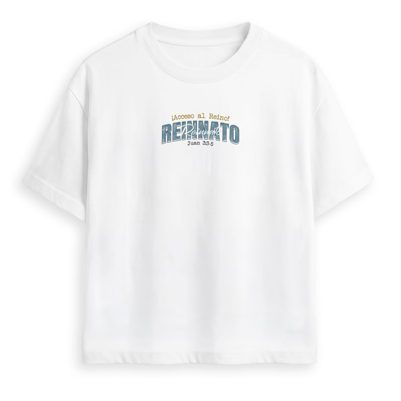 ¡Acceso al Reino! / White / Oversized / Boxy Fit